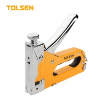 Степлер ручной Industrial 3 в 1, 4-14 мм, скобы 140, 28, гвозди 300, регулировка удара TOLSEN TOOLS