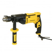 Дрель эл.1000 Вт 0-1100/3000 об/м ударная Hanskonner, 2 скорости патрон 13 мм