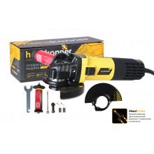 Углошлифмашина 125 мм Hanskonner HAG90121Р 1200 Вт, 11000 об/мин повышенная пылезащита