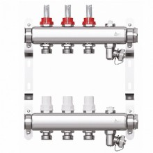 Кол. группа  1х-3 вых. с расх. нерж. STI в сборе Евроконус 3/4