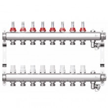 Кол. группа  1х-8 вых. с расх. нерж. STI в сборе Евроконус 3/4