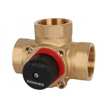 Клапан трехходовой смесительный 1 1/2 ROMMER KVs 25