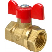 Valfex VF.217.LB1.034.N/P59 Кран шаровой N/P59 для ВОДЫ 3/4 ВР/ВР ручка-бабочка