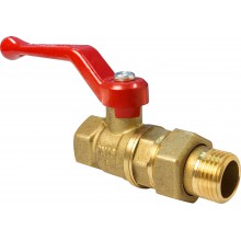 Valfex VF.225.LR1.114.N/P59 Кран шаровой N/P59 для ВОДЫ 1 1/4 ВР/НР ручка-рычаг, американка