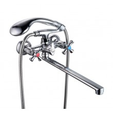 Смес. ванна 2-рук. FAUZT (кер/перекл.) FZ701-A07