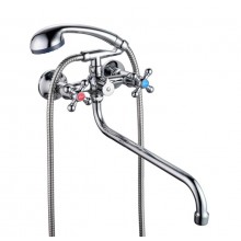 Смес. ванна 2-рук. FAUZT (кер/переключатель) FZ511-A54