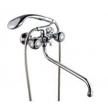 Смес. ванна 2-рук. FAUZT (шар/перекл.) FZ317-A21