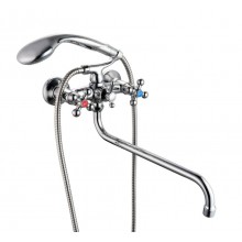 Смес. ванна 2-рук. FAUZT (шар/перекл.) FZ317-A32/1