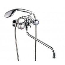 Смес. ванна 2-рук. FAUZT (шар/перекл.) FZ317-A39