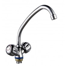 Смес. кухня 2-рук. FAUZT на гайке FZ223-A21