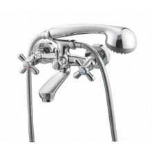 Смес. ванна 2-рук. к/н KAISER Carlson крест кер. с душем 11044