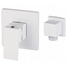 Смес. ванна скрытый монтаж KAISER Sonat 34177-4 (белый)