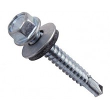 Шуруп кров. Крс с ZP 5,5*25 (3011) 250 шт красн.