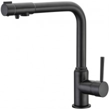 Смес. кухня 1-рук. бок. KAISER п/ф Teka 13044-9 BLACK ф35