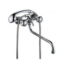 Смес. ванна 2-рук. TSARSBERG 111-30 шар. пер. крест кер.