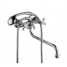 Смес. ванна 2-рук. TSARSBERG 111-79 шар. пер. крест кер. (10)