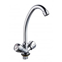 Смес. кухня 2-рук. TSARSBERG  крест кер. 272-30 б/ГП