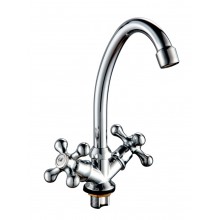 Смес. кухня 2-рук. TSARSBERG  крест кер. 272-95 б/ГП