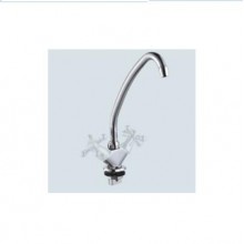 Смес. кухня 2-рук. ПСМ  крест  120-К/65с руч/стекло