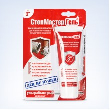Гель красный, тюбик 60г, Сантехмастер Гель красный, тюбик 60г, Сантехмастер
