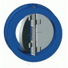 Клапан обр.межфланцевый Ду 50 Ру 16,двухстворчатый, уплотнение EPDM, Tecofi CB3448N-EP0050