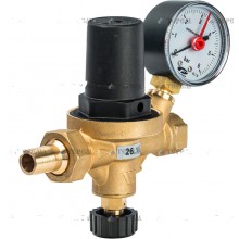 Клапан подпиточный 1/2 с манометром Watts ALMD