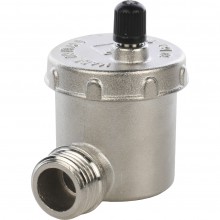 Воздухоотводчик авт. угловой 1/2  STOUТ верт. выпуск l 10/120 в упак.