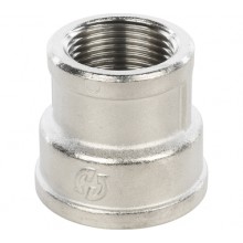 Муфта переходная 1х3/4 STOUT (ник.) l 10/50 в упак.