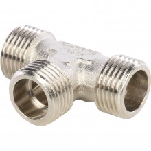 Тройник  1/2 ш/ш/ш STOUT (ник.) l 10/90 в упак.