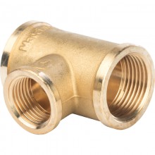 Тройник перех. 3/4х1/2х3/4 г/г/г STOUT (ник.) l 10/50 в упак.