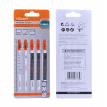 Пилки для лобзика (дерево)  Sturm T301СD 10-68мм (5шт.)