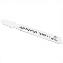 Пилки для лобзика (металл) STAYER T227D HSS 3-15мм