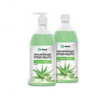 Мыло-крем жидкое Milana 1000 мл. Алоэ Вера дозатор Grass