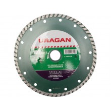 Алмазный диск, 230ммх22,2 TURBO , сегментированный, сухая резка, URAGAN