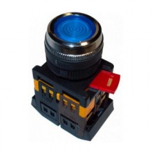 Кнопка ABLFS-22 син.1з+1р ИЭК | BBT30-ABLFS-K07 |  (10 в упак.)