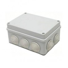 Коробка распр. ОП 240*195*90 IP55 сер. Рувинил 67065 (6 в упак.)