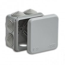 Коробка распр. ОП  70*70*40 IP55 сер. Рувинил 67030 (6шт., 162шт. в упак.)