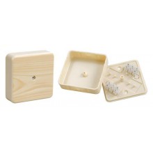 Коробка распр. ОП  75*75*20 IP20 сосна ИЭК КМ41212-04 UKO10-075-075-020-K34 (100 в упак.)