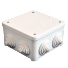 Коробка распр. ОП  85*85*45 IP54 бел. У-130 крыш.на винтах (45 в упак.)