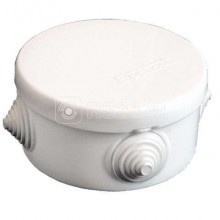 Коробка распр. ОП  90*45 IP54 бел У-140 круглая (45 в упак.)