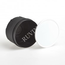 Коробка распр. СП   70*40 черн. с крышкой У-197 Рувинил 10147  (168 в упак.)