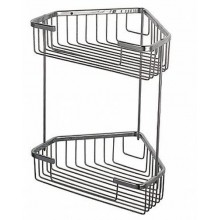 ПОЛКА угловая 2 яруса хром 335-1/L