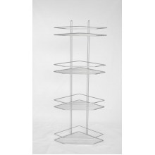 ПОЛКА угловая 4 яруса трапеция 4896-4 СТК ЭКО