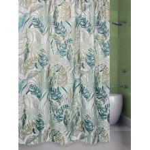 Штора в ванную комнату 180*200 см,BATH Banana Leaf (зел.) ch21284) (58)