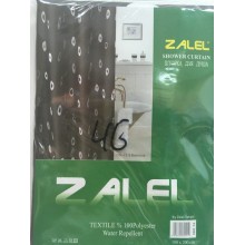 Шторка для ванной ZALEL 1212 White Rings (П46)
