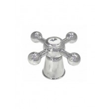 Маховик Крест квадрат пластик хром