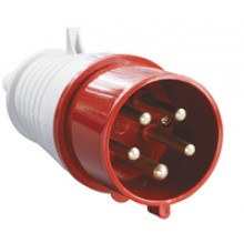 Вилка каб. перен. 16А (015) ИЭК 3P+PE+N 380В IP44  | PSR02-016-5 | 10 в упак.