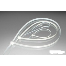 Хомут гибкий 100*(2,5-3) бел. нейл. Navigator 4670004710302 (100шт в уп.)