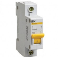Авт.выкл.1п  4А  IEK ВА47-29 х-ка C 4,5кА | MVA20-1-004-C | 12 в упак.