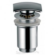 Донный клапан KАISER автомат квадрат 8033 (хром)